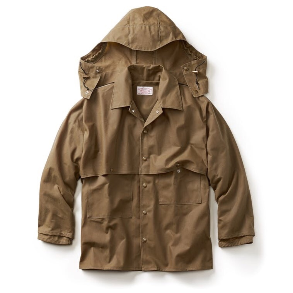 Filson Double Logger Coat and Tin Cloth Hood